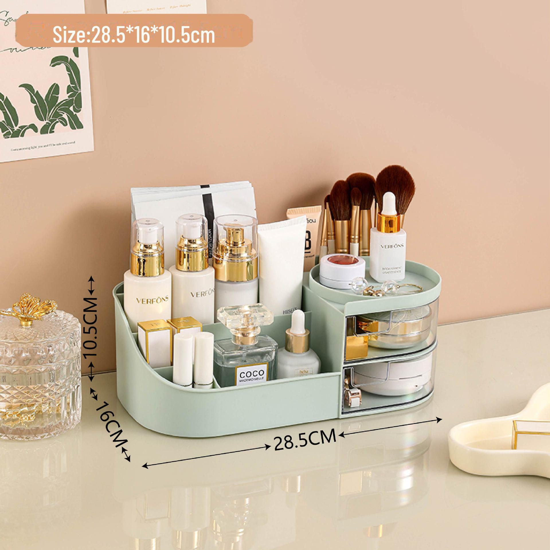 

Многофункциональная косметичка с зеркалом для макияжа и органайзером для помады Medium