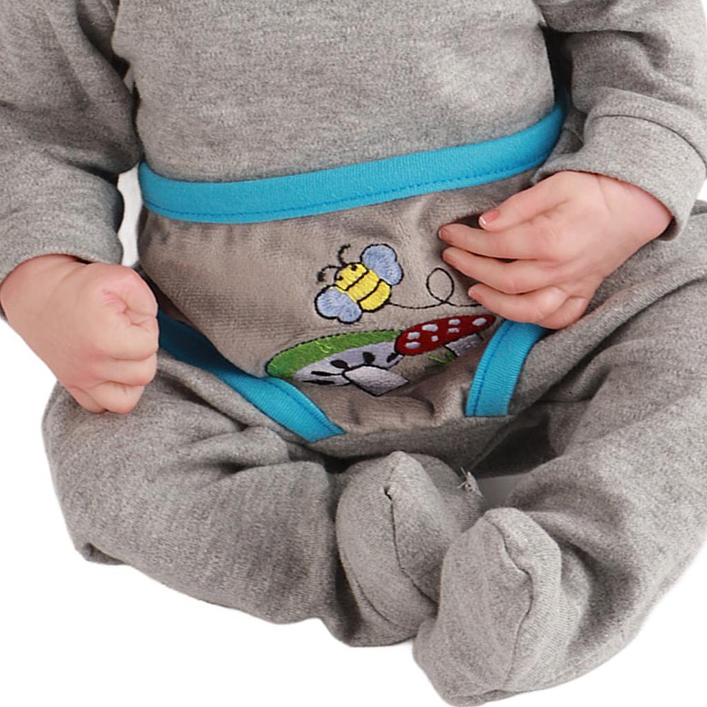 19 Inches Reborn Baby Dolls Simulation Baby Doll Newborn Baby Sleeping Baby Soft Silicone Real Life