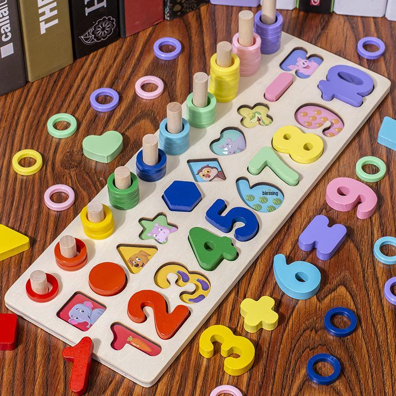 Children s Magnetic Fishing Puzzle Building Blocks for Early Education