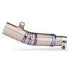For YAMAHA YZF R6 2006-2025 Motorcycle Exhaust System Modified Stainless Titanium Alloy Adapter Middle Pipe Racing Escape Kit