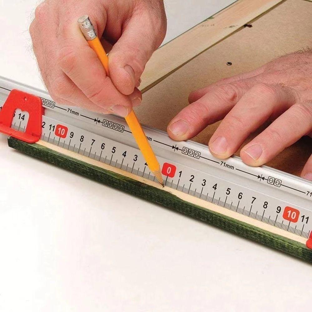 High Precision Bubble Level Gauge Aluminum Zinc Zinc Alloy Multi-functional Ruler  Woodworking