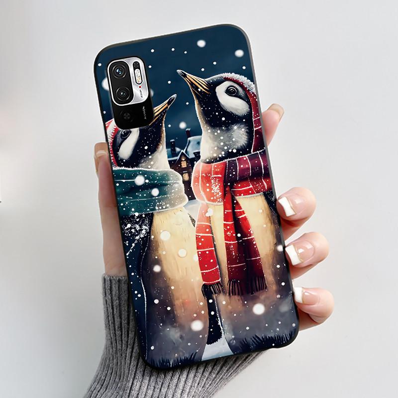 Casing For Redmi Note 10 JE 10T JE Phone Case Luxury Dragon Cute Cool Boys Girls Shockproof Black Matte Soft Silicone Back Cover