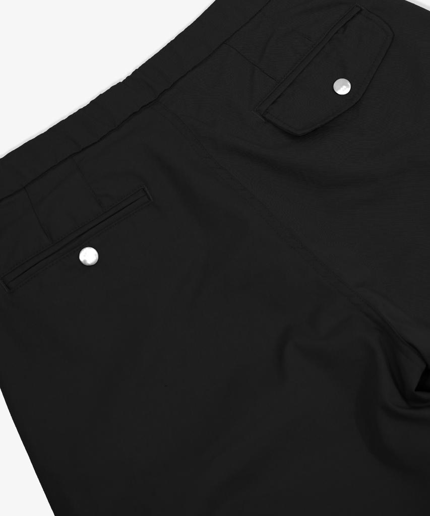 MIDNIGHT12AM Wide Tapered Pants - Black