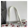 Korean Style Cherry Print Large Capacity Tote Bag