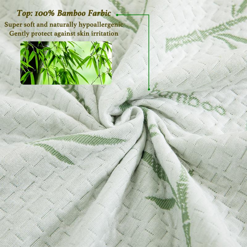 1 pz Coprimaterasso Impermeabile in Bambù (Senza federa), Lenzuolo con angoli fresco e traspirante con tasca profonda 15-28 cm