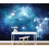 Galaxy Starry Wall Mural Removable Starry Sky Wall Sticker Modern Living Room Bedroom Home Decor Wallpaper