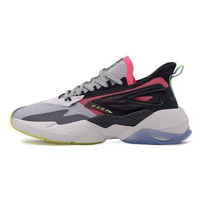 Li Ning Super Breathable Non-Slip Durable Low-Top Sports Casual Shoes Men Sneakers Thunder-Grey AGLQ029-2