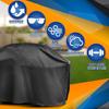 Waterproofs Heavy Duty Grill Cover Outdoor Barbecue Cover Dustproof BBQ Protective Case Universal Outdoor Grill Cover