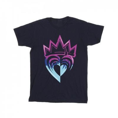 Girls Descendants Pink Crown Cotton T-Shirt