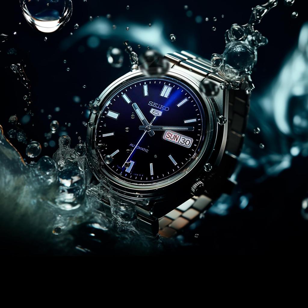 SEIKO 5 Automatic Watch Model SNXS77K Skeleton Back Navy Made in Japan Imported Men's Design