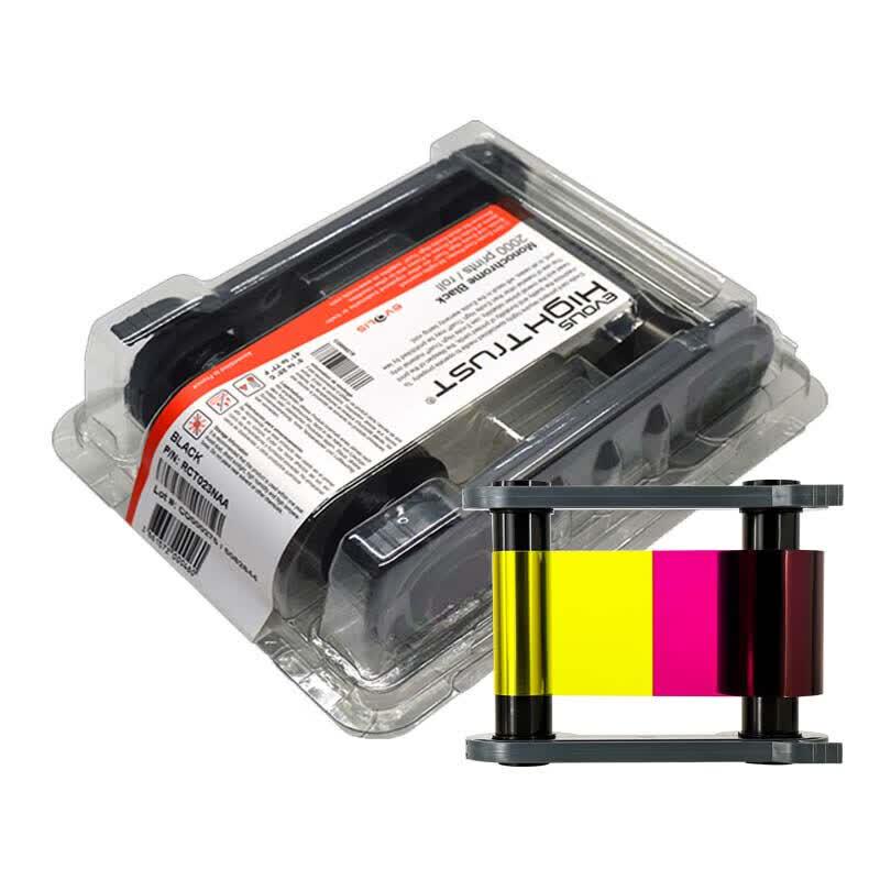 Gudecard Dye-Sublimation Black Card Printer Ribbon CN plug (adapter included)