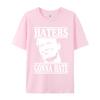 Funny Haters Gonna Hate Donald Design Thanksgiving Day All Cotton Round Collar Adult Tees Teeshirts Family Short Sleeve T Shirt
