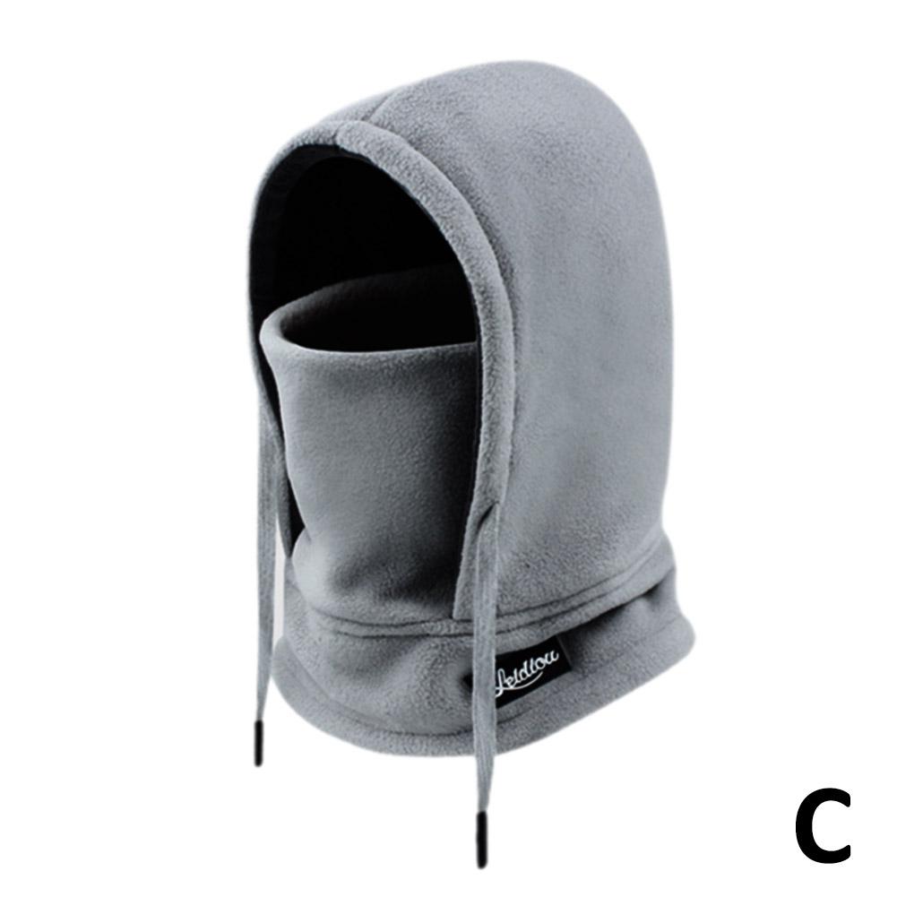 Winter Fashion Pullover Hat Balaclava Hat Ear & Neck Protection Hat Windproof Hooded Scarf Thickened Earmuffs Warm Cycling