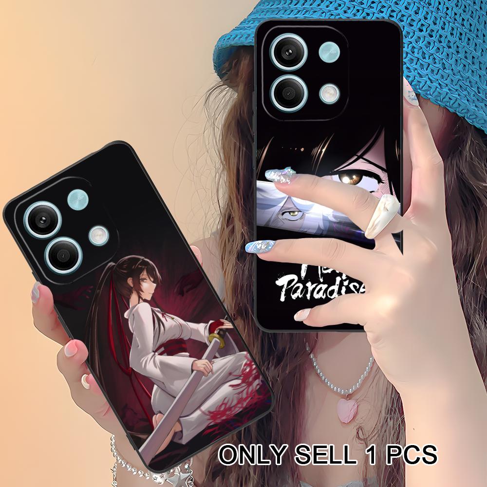 Hell's Paradise Sagiri Phone Case for Xiaomi Redmi 15 14 13 12 A5 3 2 1 C Plus 4G 5G Soft TPU Shockproof Cover