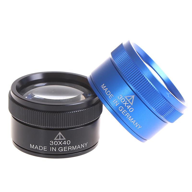 Prémiová 30X 40Mm Měřicí Lupa Zvětšovací Sklo Čočka Smyčka Mikroskop