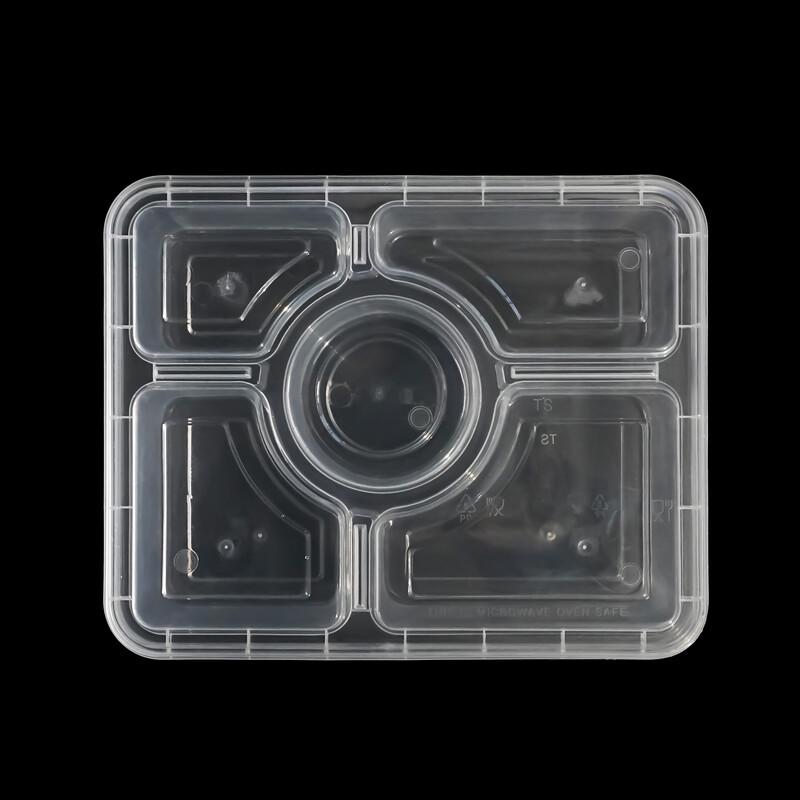 Tongshunkang 5-Compartment Disposable Rectangular Meal Prep Containers