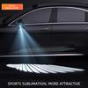 Car Angel Wings Welcome Light LED Dynamic Projection Lamps Universal Fashion Door Ambient Lamps Auto Accessories 12V