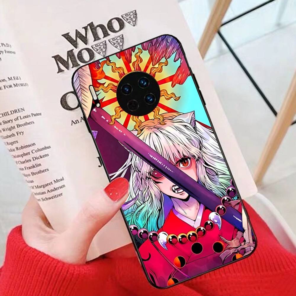 Japanese Cartoon Inuyasha Anime Phone Case For Huawei P 8 9 10 20 30 40 50 Pro Lite Psmart Honor 10 Lite 70 Mate 20lite