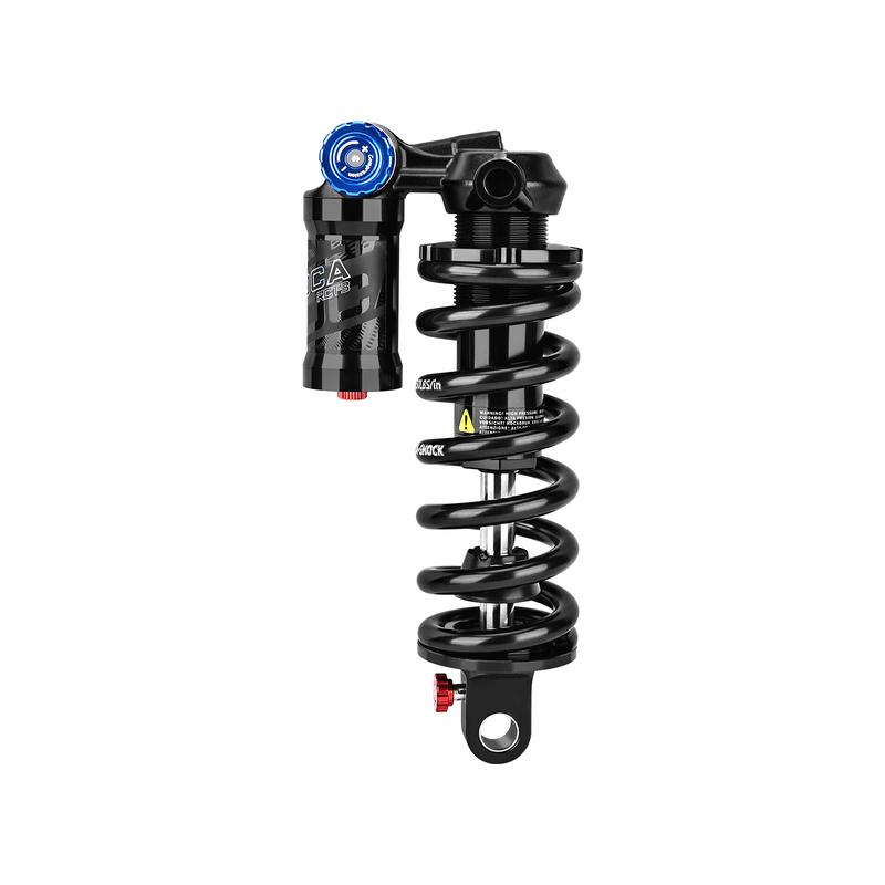 RCT3 Bicycle Trunnion Mount Rear Shock 185/205mm Coil Spring Shock 550LBS MTB Soft Tail Bicycle Rear Shock Absorber