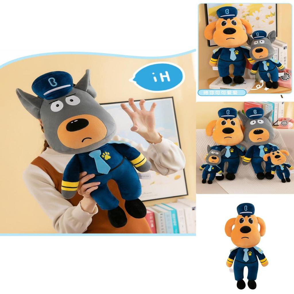 Sheriff Labrador Plush Toy Soft And Cuddly Stuffed Animal Yellow/grey 30cm 45cm 60cm