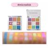 Chocolate Warm Brown Eyeshadow Nine-Color Eyeshadow Disc Matte Orange Brown Earth Pearl Flash Jiugongge