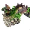 Aquarium Tank Decoration Bridge Ornament Pavilion Creative Crafts Tree Figurine Landscaping