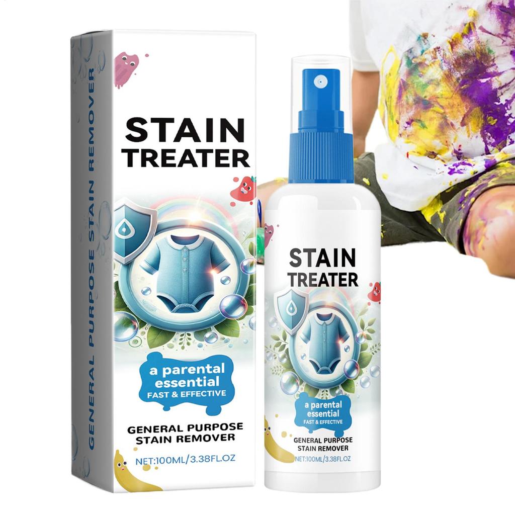 100ML Stain Remover Fabric Stain Remover Spray Stain Yellow Removal Dust Bleached Decontamination Treater Spray Shoe