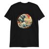 Ukiyo-e Katzen reiten auf der Großen Welle T-Shirt Herren Damen T-Shirts Top