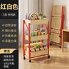 3-Tier Foldable Rolling Storage Cart Kitchen Living Room Snacks Gap Space Organization Steel Frame