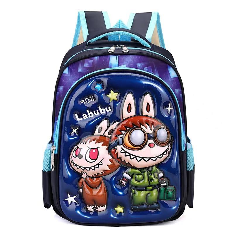 School bag cartoon animation primary school students inch D shell large capacity ultralight children's backpack