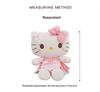 Creative Hello Kitty Plush Toy: Cute Maid Cat Doll with Bow - Perfect Birthday Gift Companion