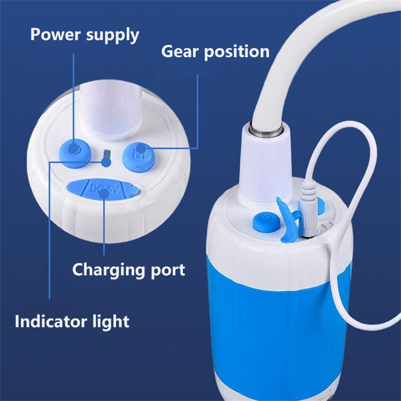 Portable Shower  Indoor and Outdoor Bathing Wonders USB Rechargeable Water Pump  Bathing Wonder  for Dormitory