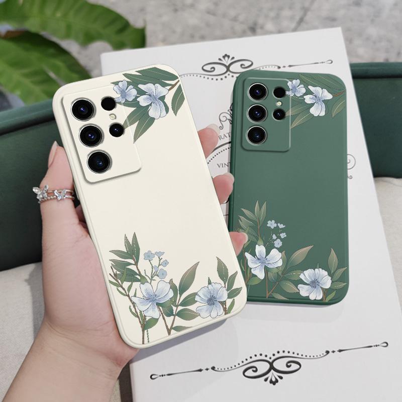 Encounter Flowers Phone Case For Samsung Galaxy S26 Plus Ultra Silicone Cover