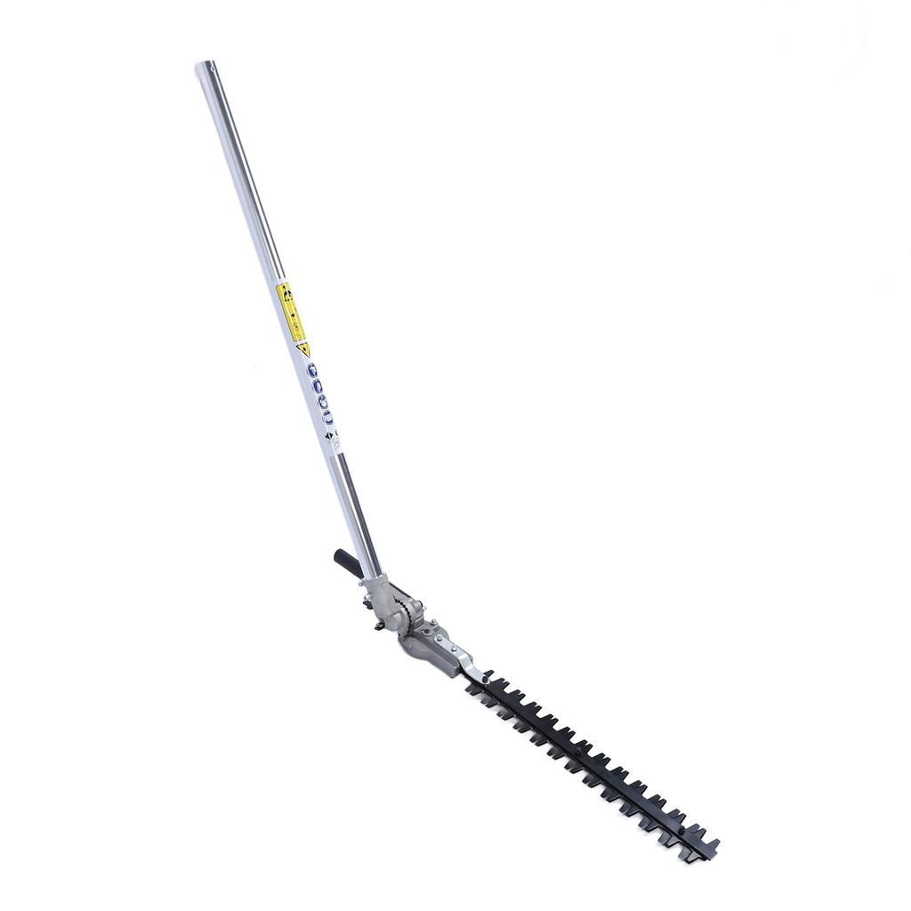 Hedge Trimmer Head High Efficiency Multifunctional   Hedge Trimmer Attachment with Extension Pole for Mowing Grass
