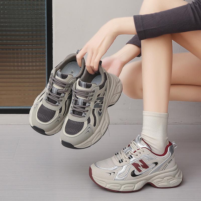 Fashion retro dad shoes women's spring new platform casual shoes small versatile sneakers