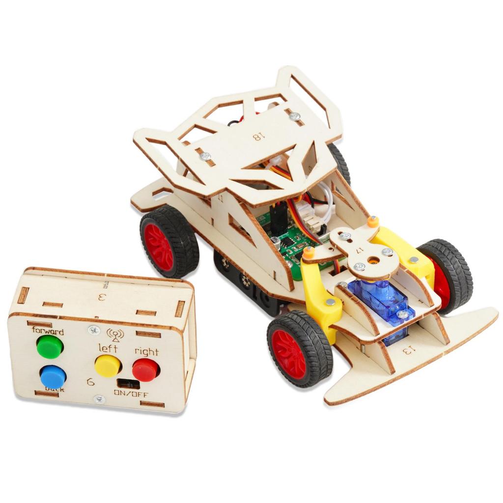 STEM Remote Control Rear-Wheel Drive Car Model for School Students