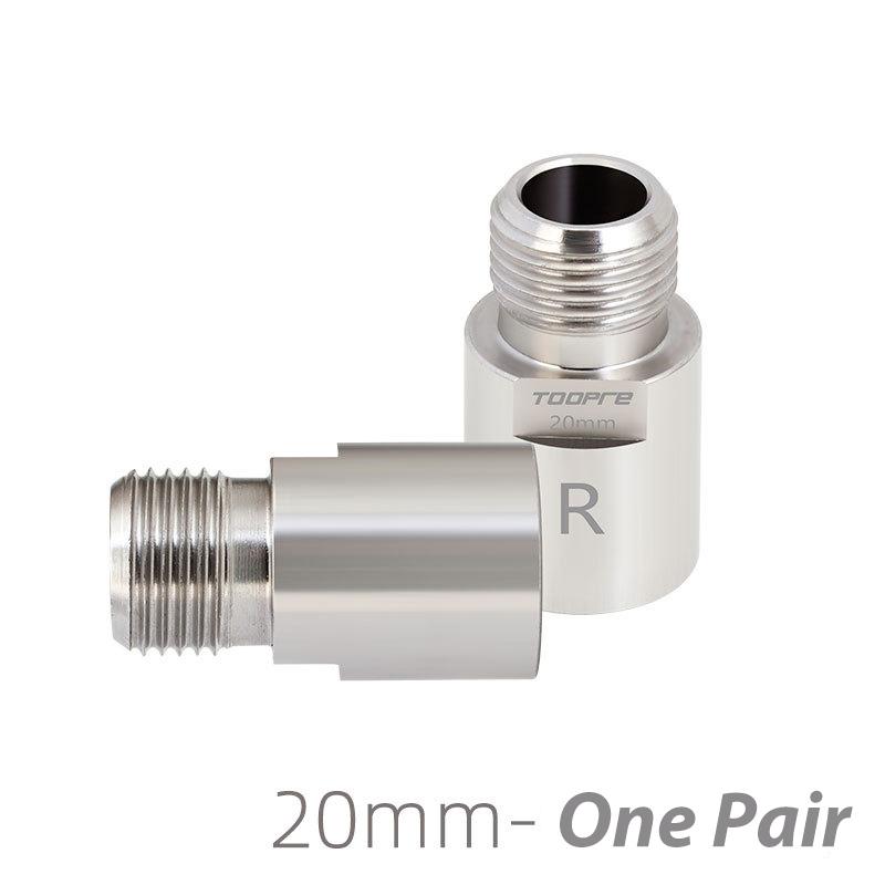 

Bike Bicycle Pedal Extender 16mm/20mm for 9/16 in Threaded Pedals Chrome-Molybdenum Steel 20mm Silver