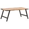 Dining Table 180 x 90 x 76 cm Solid Mango Wood