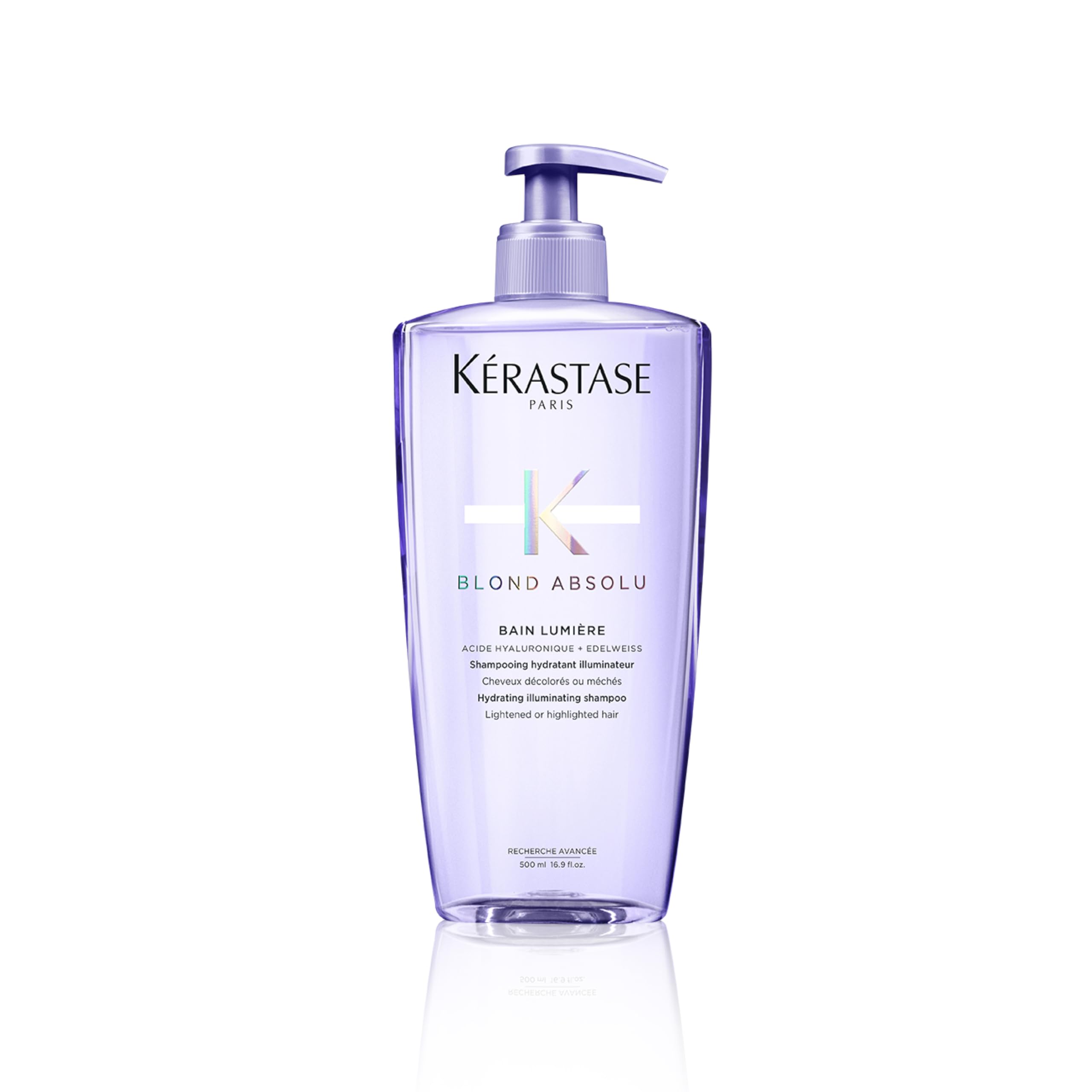 

Shampoo Van Lumiere 500mL Blonde Absolute High Tone Color Care Kérastase фиолетовый