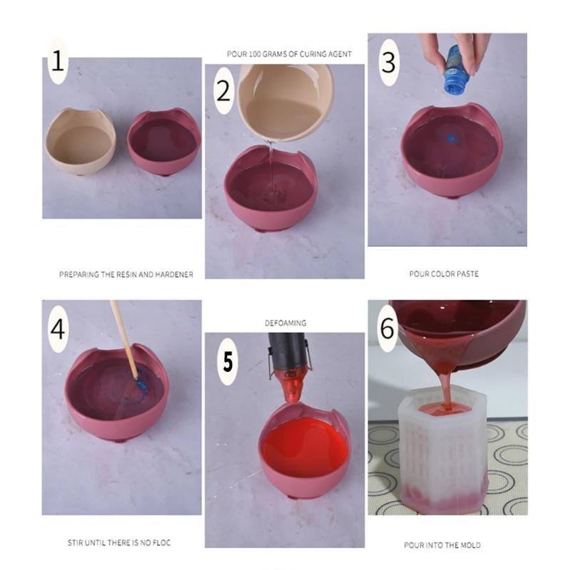Church Window Relief Planter Silicone Mold For Resin Jewelry Container Crafting And DIY Home Decoration