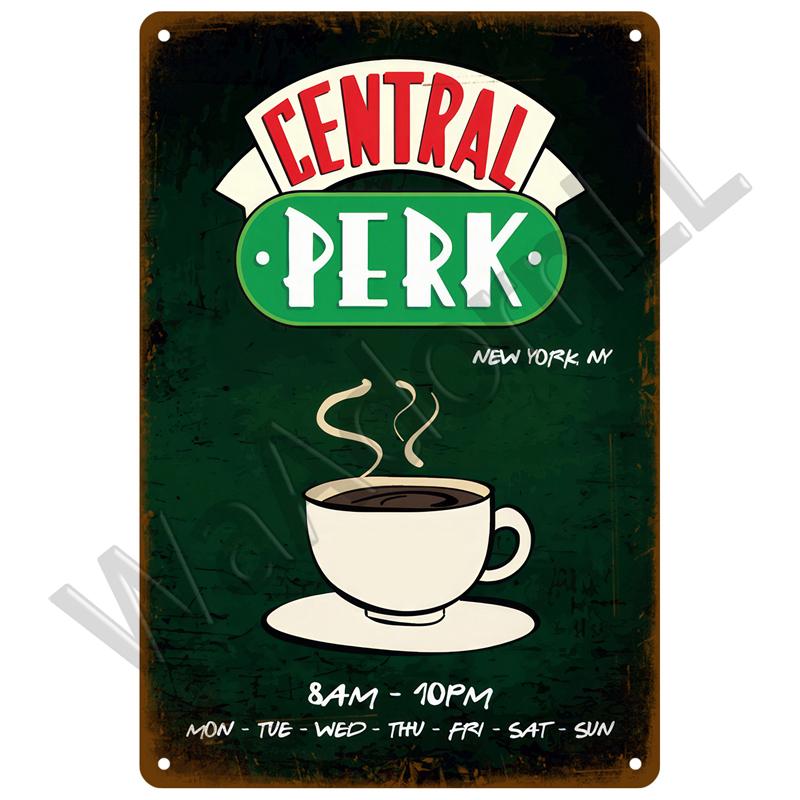 Metal Signs Vintage Cafe Signs Wall Decor Funny Posters Retro Plaques Painting Coffee Bar Sign Tin Signs Home Wall Decor Art