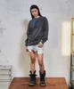 THEVINYLHOUSE Unbalance Micro Denim Skirt (W) Light Blue