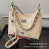 Rhombus Chain Bag Women's Summer 2025 New Niche Design Messenger Bag High-end Sense Foreign Style Shoulder Bucket Bag