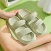 Skor på Strand Grön Sommar 2024 Badrum Tjock Rosa Vit Tofflor Damskor och Sandaler Plattforms Ny Mode I Vip