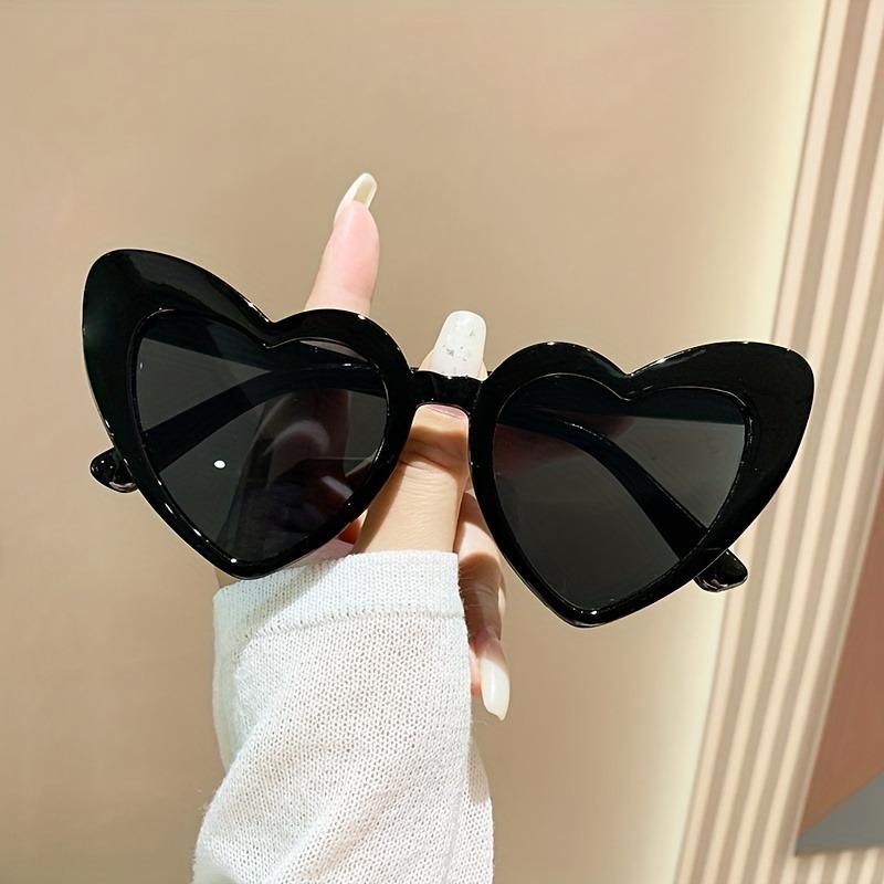 Chic Heart-Shaped Fashion Glasses for Women  Perfect for Beach Vacations Everyday Fashion