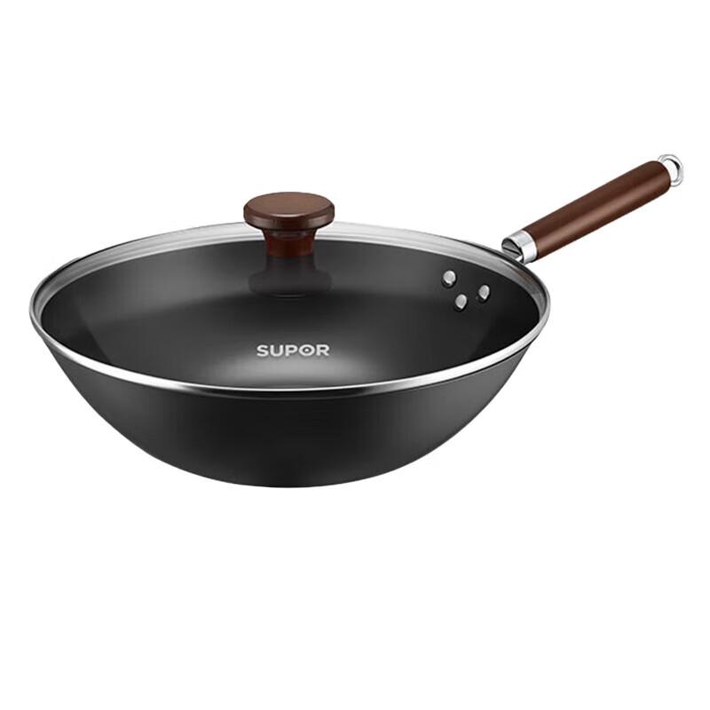 SUPOR 32cm Wrought Iron Wok