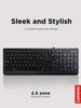 Lenovo 300 USB Wired Keyboard with Adjustable Tilt, Ergonomic Design, for Windows 7/8/10, GX30M39655, Black