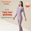 Yiershuang Women's Cotton Thermal Underwear Set