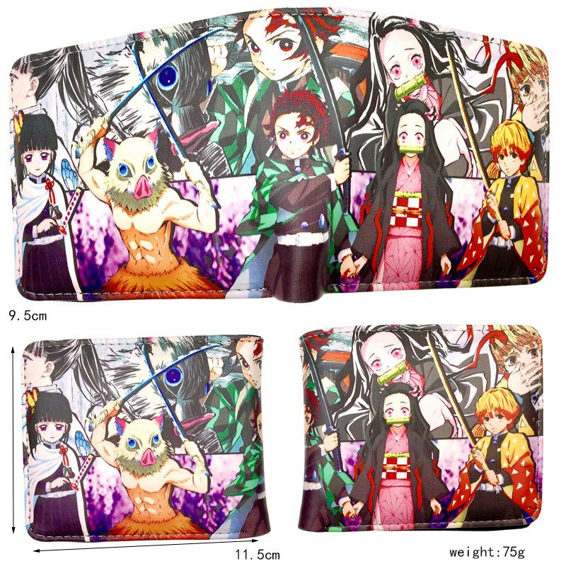 Krátká peněženka Kimetsu No Yaiba Tanjiro Kamado s kapsičkou na mince
