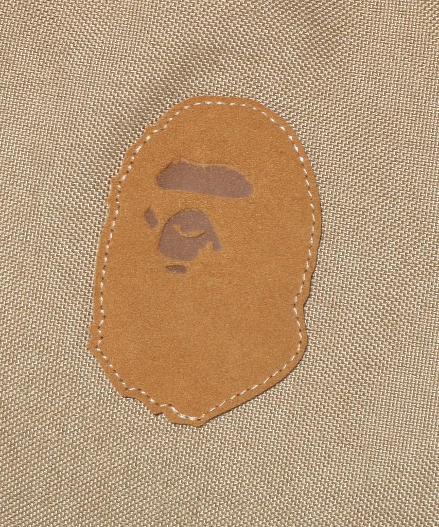 Bape Ape Head Patch Cordura Daypack (M) Beige